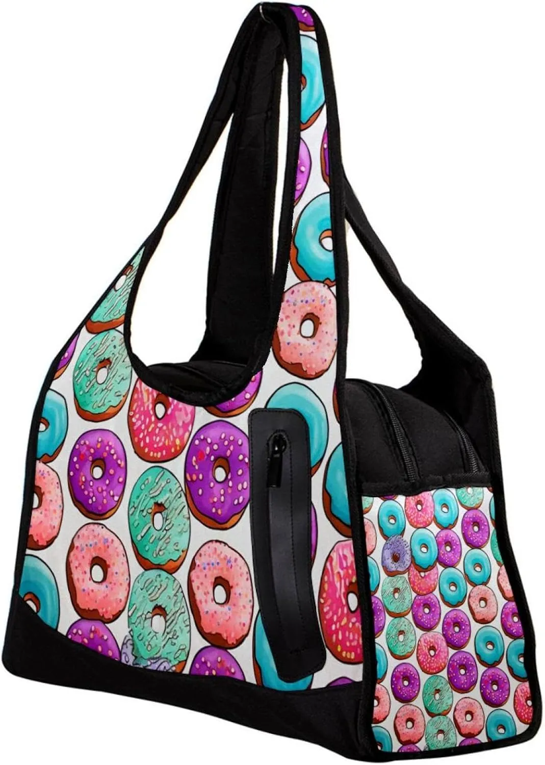 Gym Bag for Women,Small Gym Bag for Men,Dessert Colorful Donut Sweets,Overnight Bag