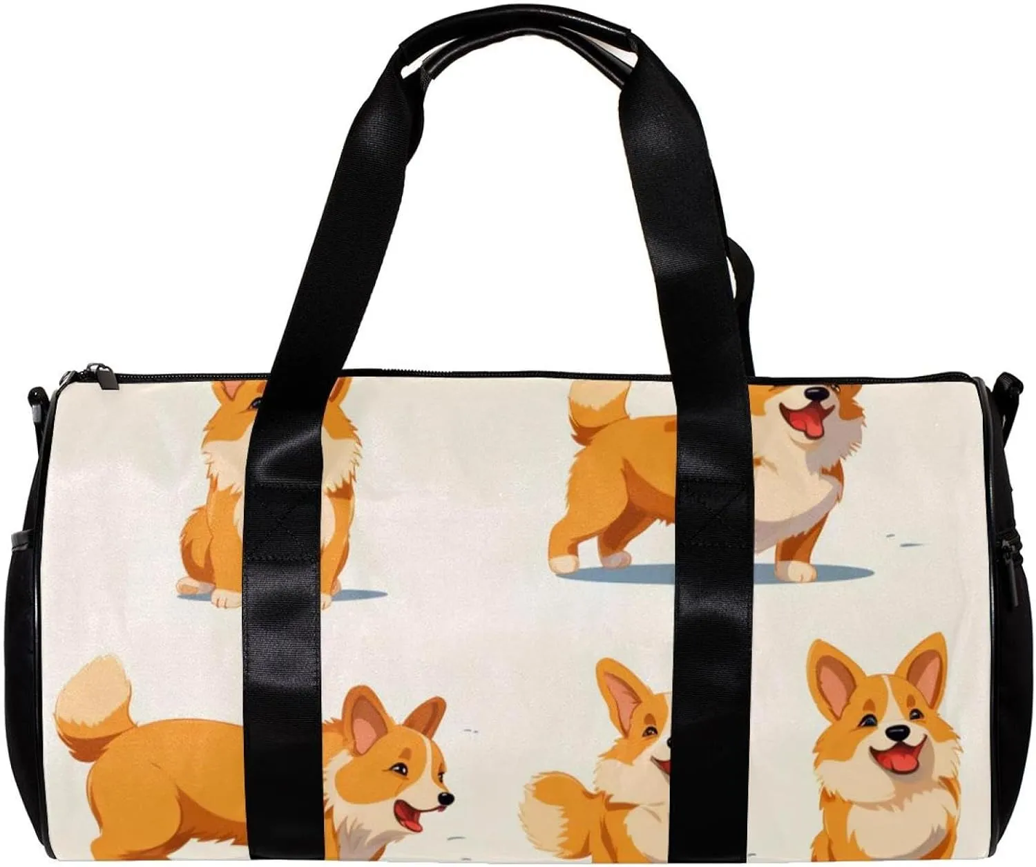 Gym Bag for Women,Small Gym Bag for Men,Dogs Animals,Overnight Bag