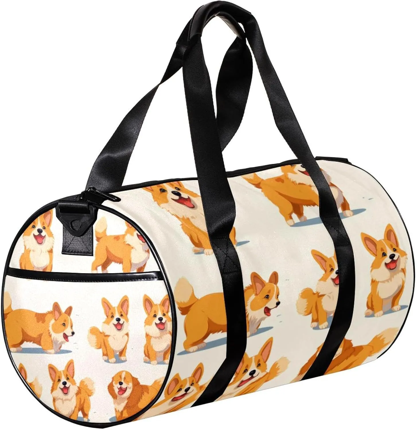 Gym Bag for Women,Small Gym Bag for Men,Dogs Animals,Overnight Bag