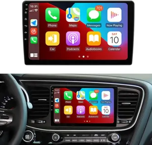 Hac Sa Beach for Kia Optima K5 Radio 2014 2015 Car Stereo 9" IPS Touchscreen Carplay GPS Navigation Android Auto BT with Free Backup Camera 2 32GB FM SCW