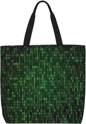 hacker era Print zipper shoulder bag for women.Beach,travel and daily use,lightweight,stylish