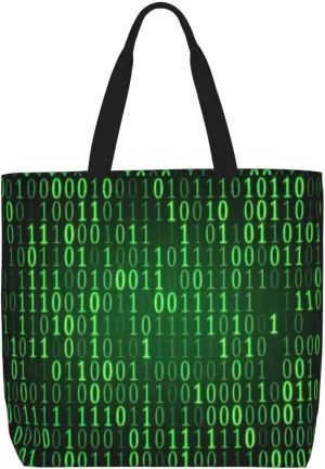 hacker era Print zipper shoulder bag for women.Beach,travel and daily use,lightweight,stylish