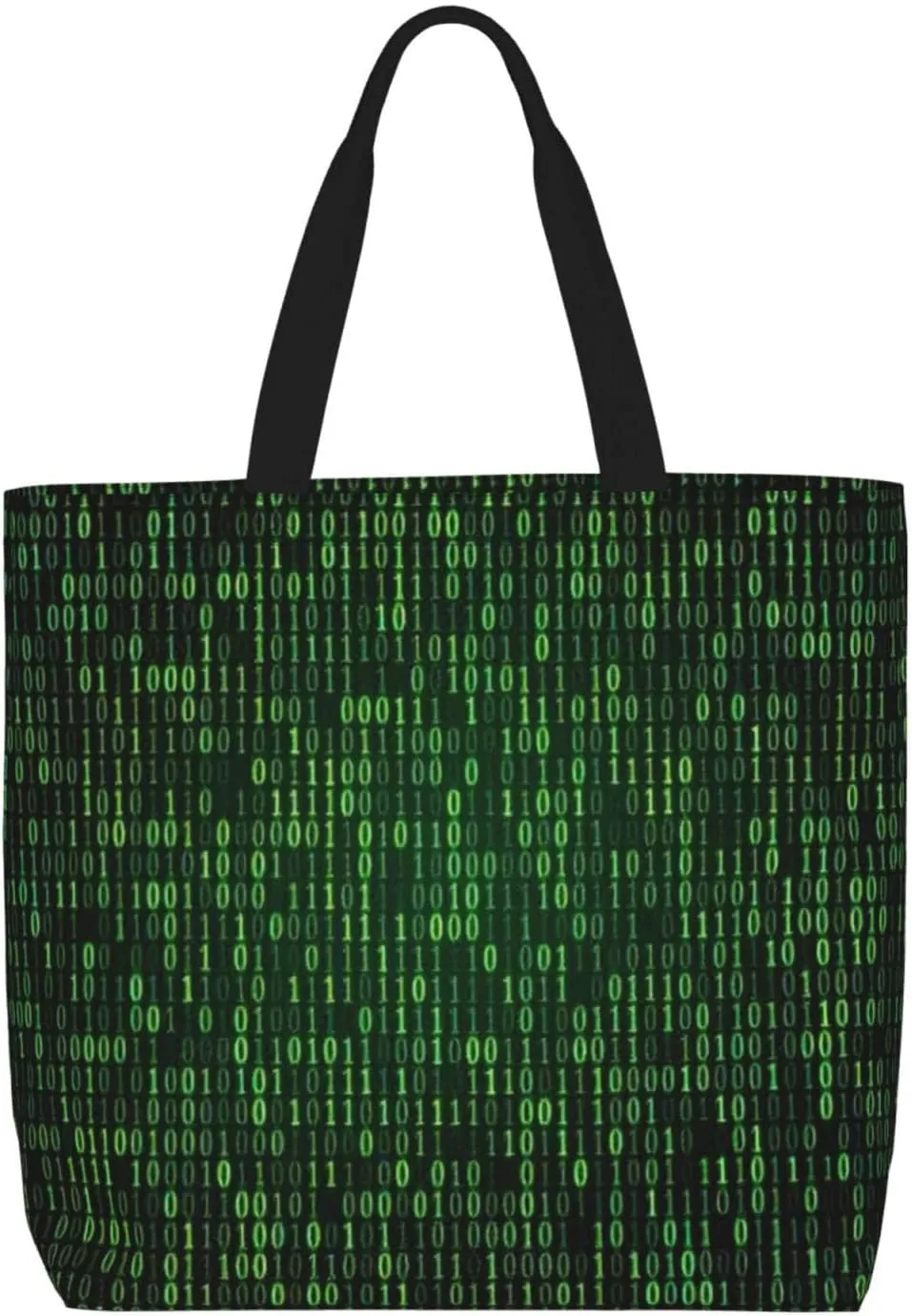 hacker era Print zipper shoulder bag for women.Beach,travel and daily use,lightweight,stylish