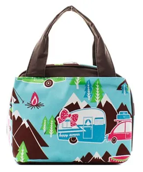 Happy Camper Insulated Lunch Bag