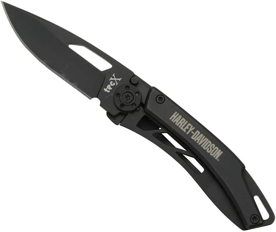 Harley-Davidson Black Stainless Handle Tec X Knife CK-52080