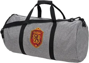 Harry Potter Gryffindor Plaid Sigil Lightweight Duffel Bag for Sports and Gym Packable for Travel