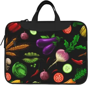 Healthy Vegetables Laptop Bag Lightweight Notebook Bag Fashion Business Briefcase 13"/14"/15.6"