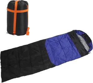 Heated Sleeping Bag Warm Lightweight Breathable USB Powered for Camping Blue