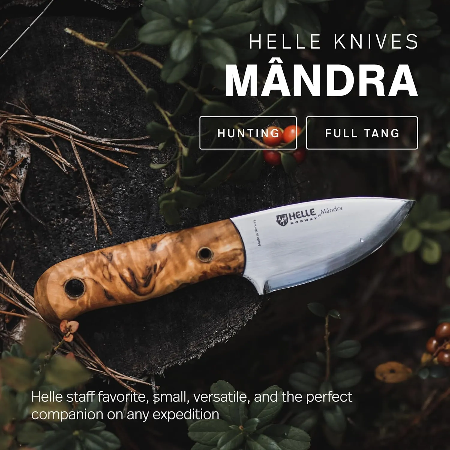 HELLE Knives - Fixed Blade - Classic - Full Tang - Made in Norway