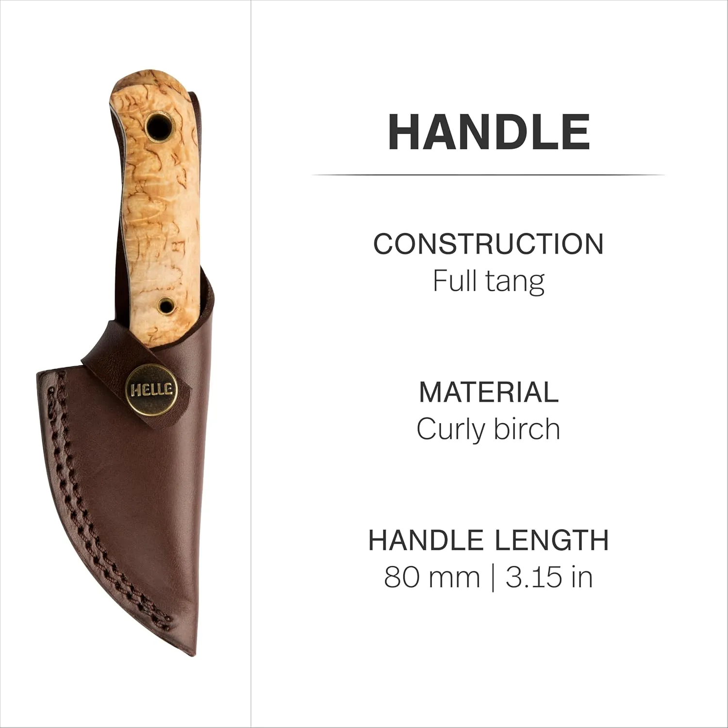 HELLE Knives - Fixed Blade - Classic - Full Tang - Made in Norway