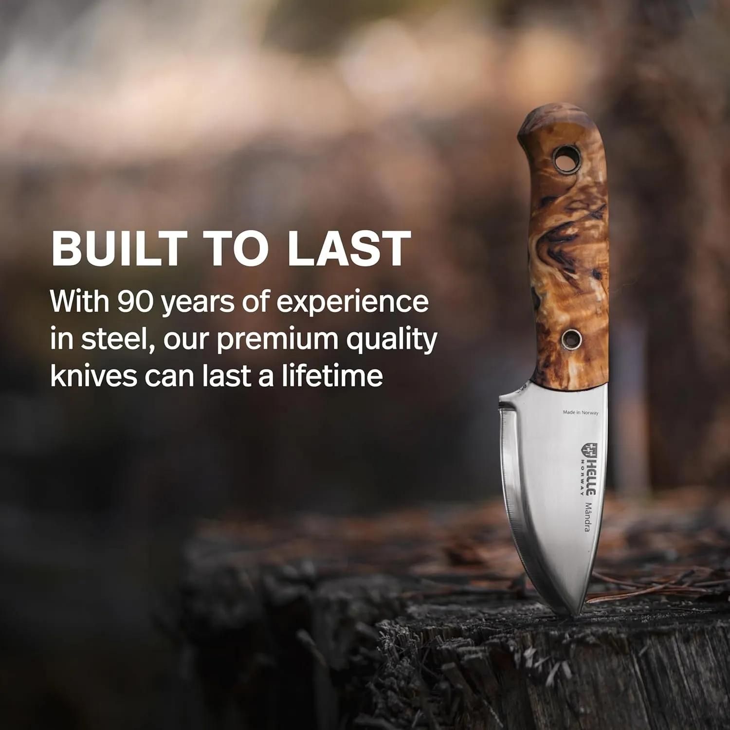 HELLE Knives - Fixed Blade - Classic - Full Tang - Made in Norway