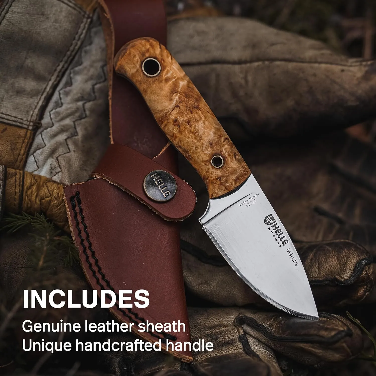 HELLE Knives - Fixed Blade - Classic - Full Tang - Made in Norway