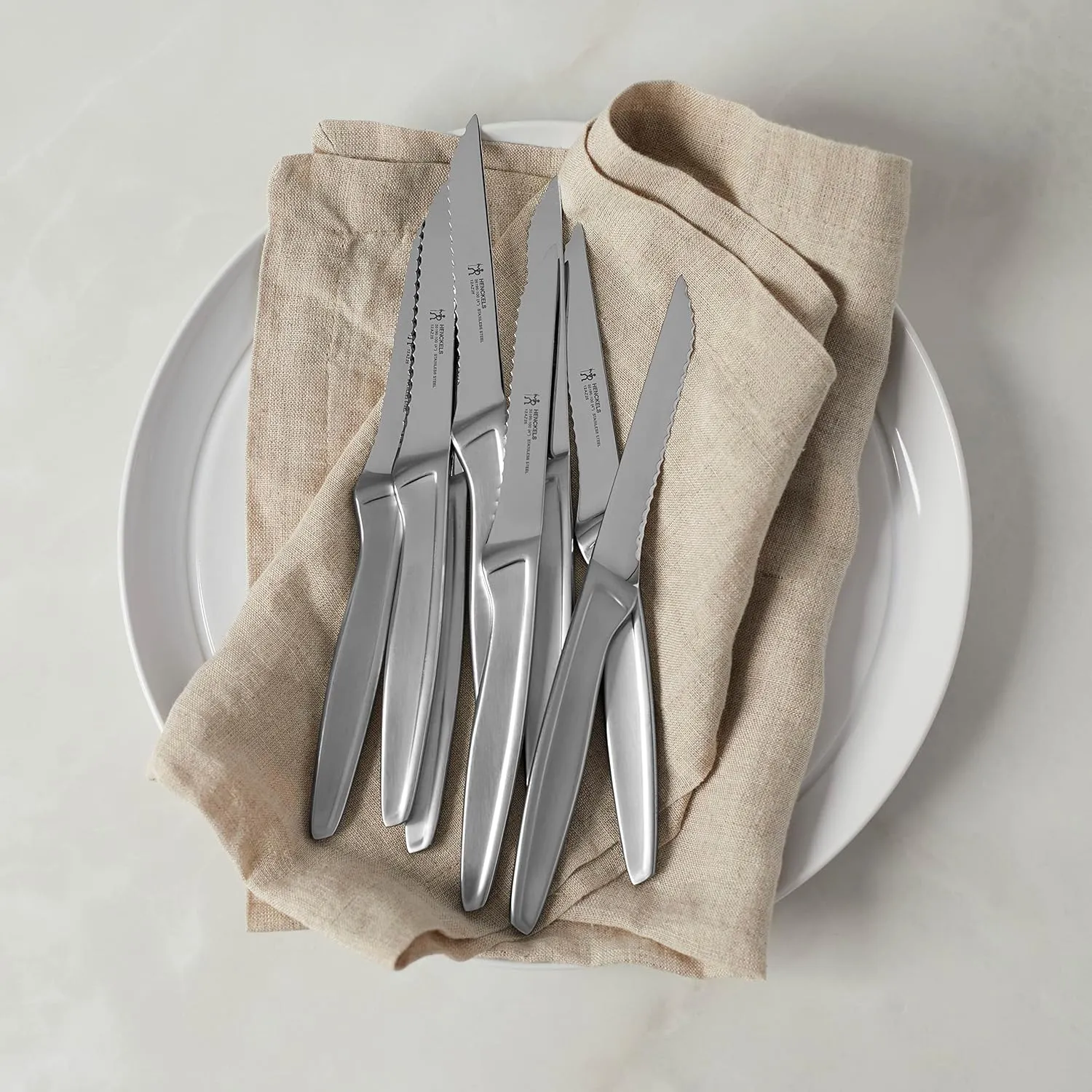 HENCKELS Razor-Sharp Steak Knife Set of 8, German Engineered Informed by 100  Years of Mastery, Sliver