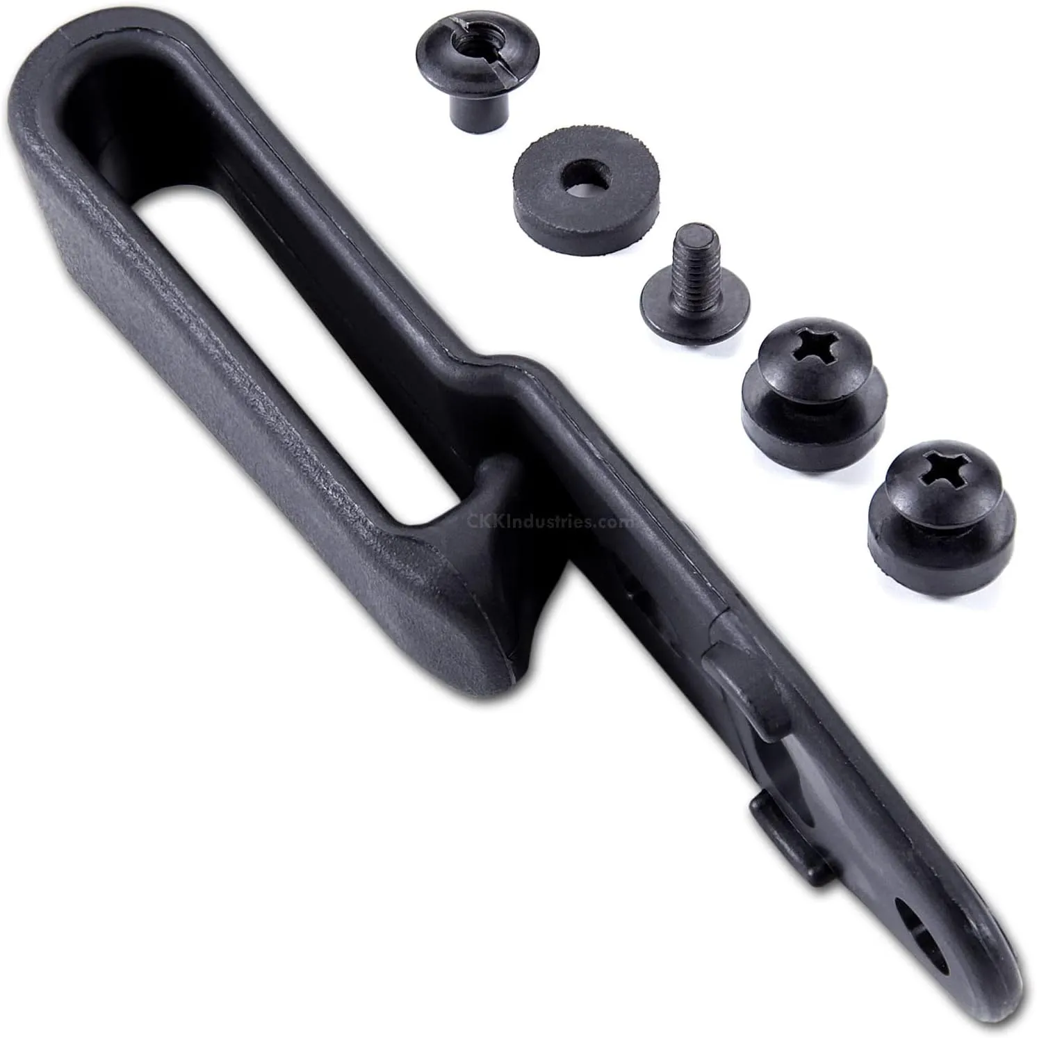 HolsterSmith - Raven Concealment - Holster Mounting Belt Clip - Overhook Strut - Tactical Black - (Select Belt Size Above)