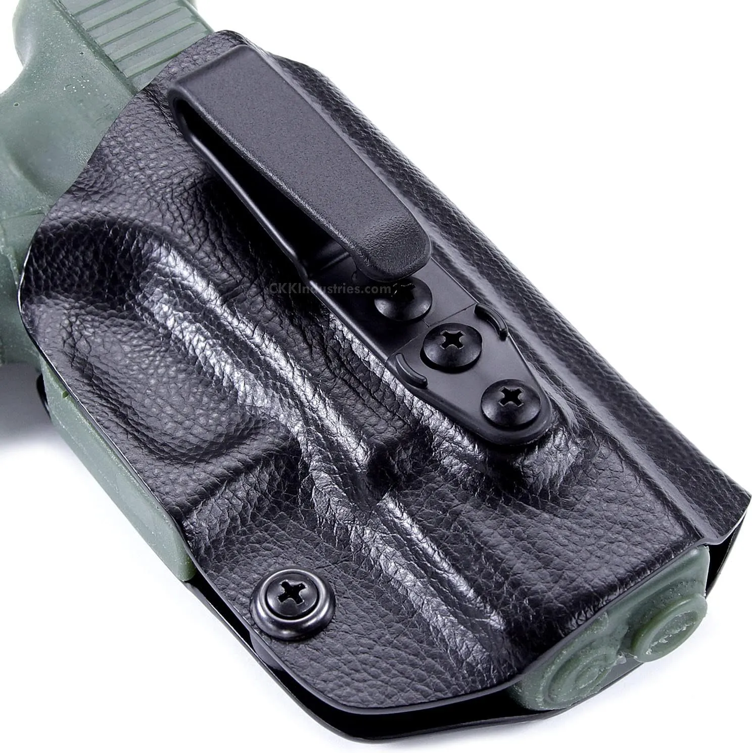HolsterSmith - Raven Concealment - Holster Mounting Belt Clip - Overhook Strut - Tactical Black - (Select Belt Size Above)