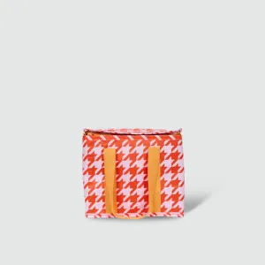 Houndstooth Mini Insulated Tote