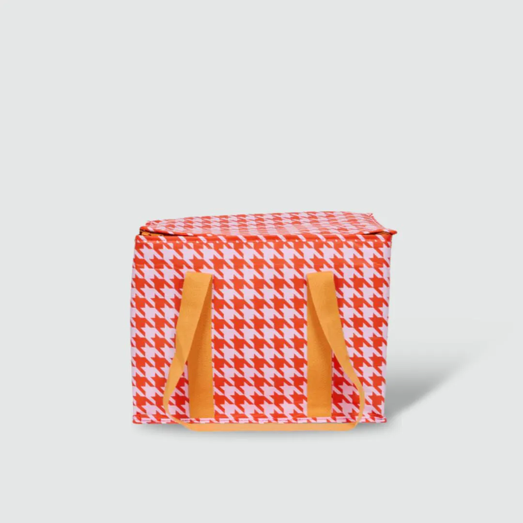 Houndstooth Picnic Tote