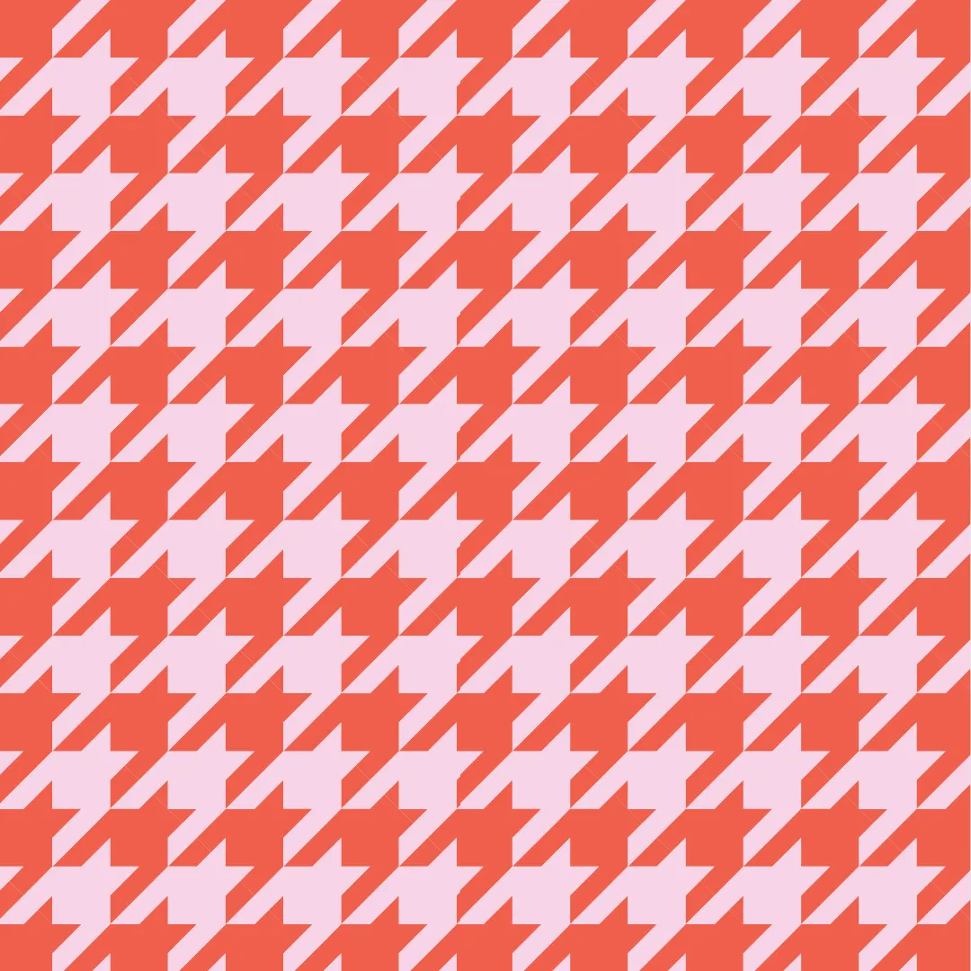 Houndstooth Picnic Tote