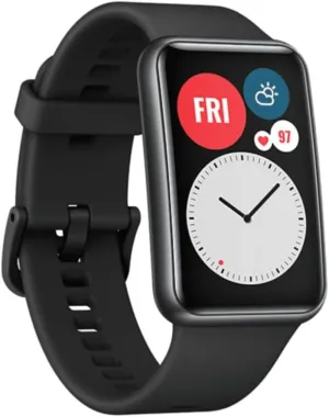 HUAWEI Watch FIT New Health and Fitness Smartwatch, 1.64" AMOLED Display, 10 Days Battery Life, All-Day SpO2 Monitoring, 5 ATM Waterproof, for Android Phone (Graphite Black)