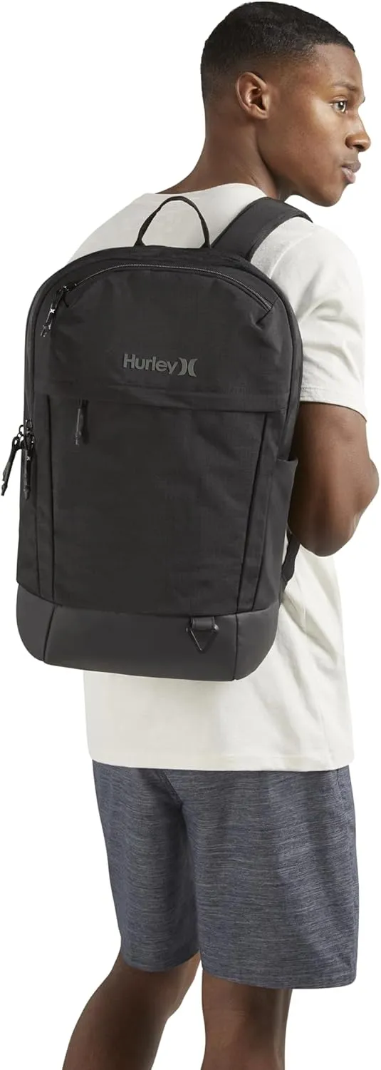Hurley Mens Classic Backpack, Black, One Size