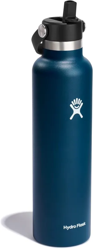 Hydro Flask Standard Flex Straw Cap Indigo 24 Oz