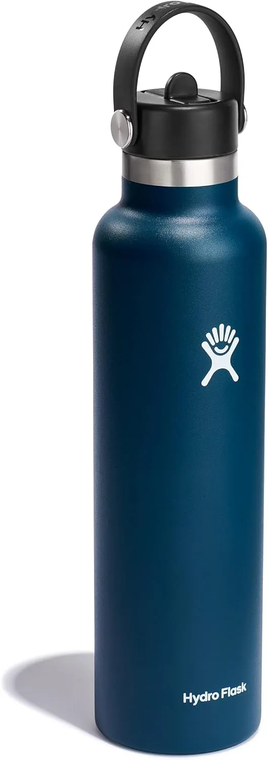 Hydro Flask Standard Flex Straw Cap Indigo 24 Oz