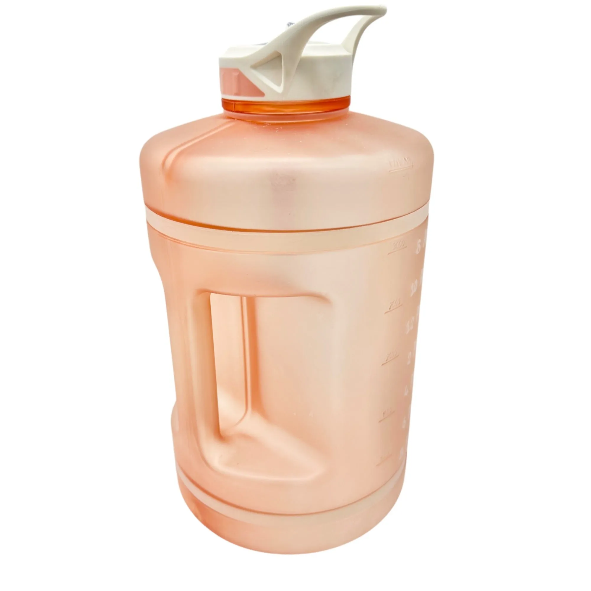 HydroMate 1 Gallon Motivational Water Bottle Straw Lid Time Marker BPA-Free