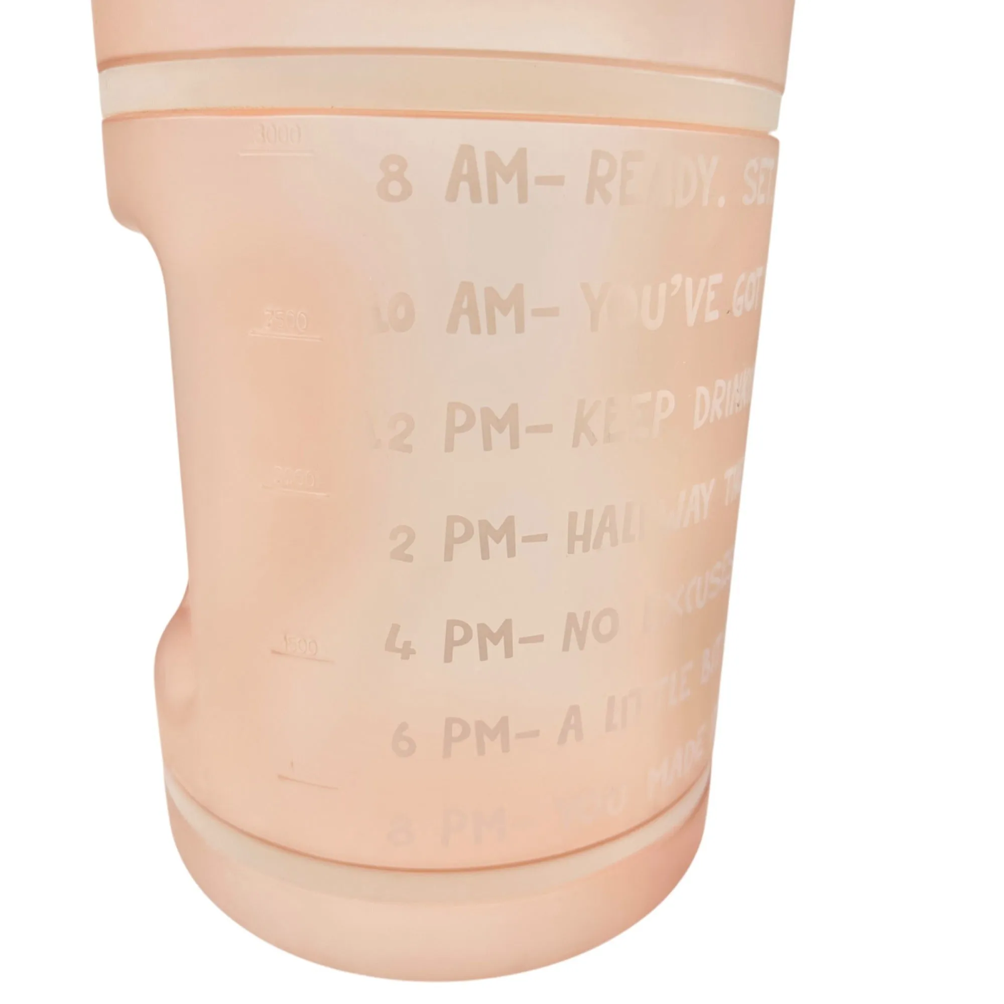 HydroMate 1 Gallon Motivational Water Bottle Straw Lid Time Marker BPA-Free