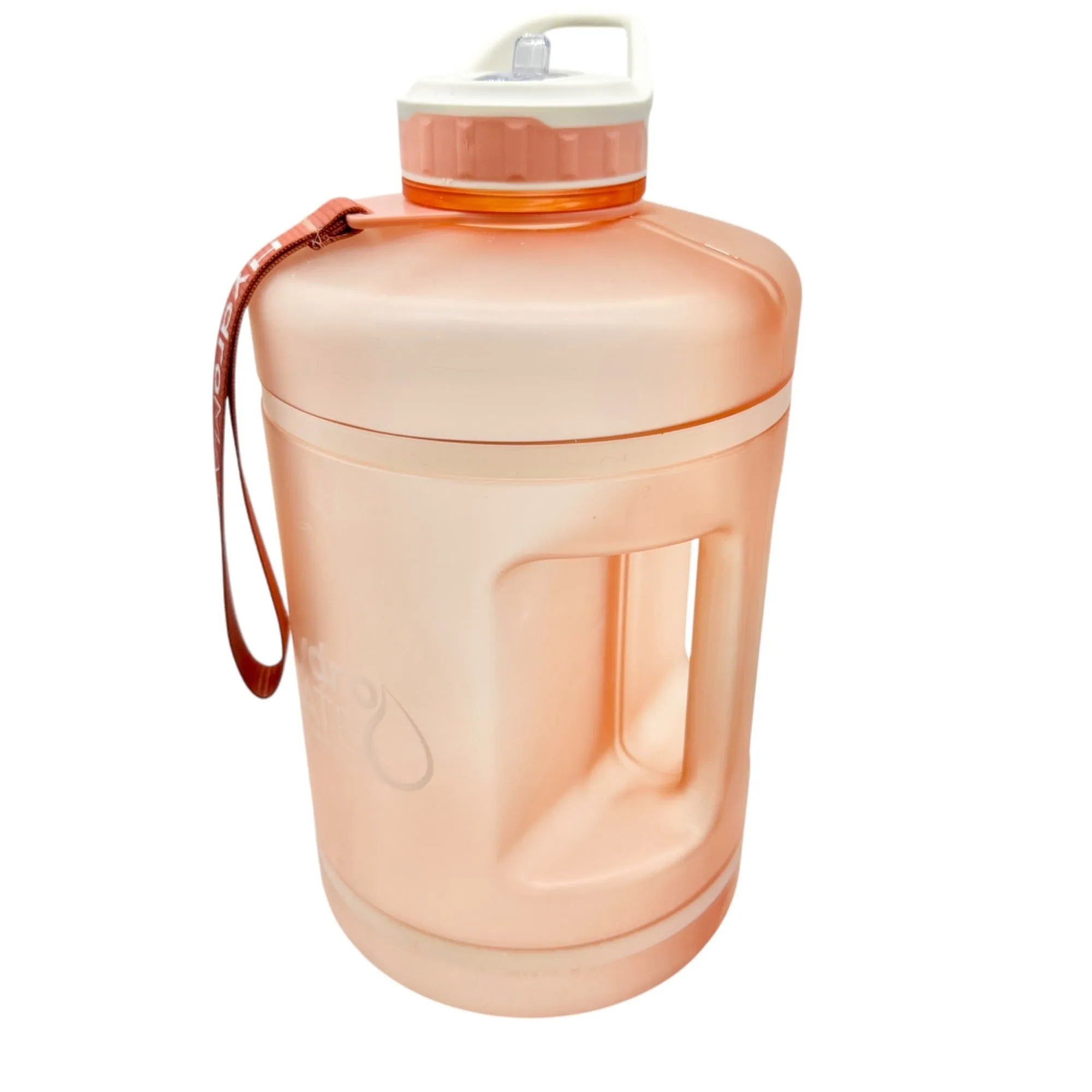 HydroMate 1 Gallon Motivational Water Bottle Straw Lid Time Marker BPA-Free