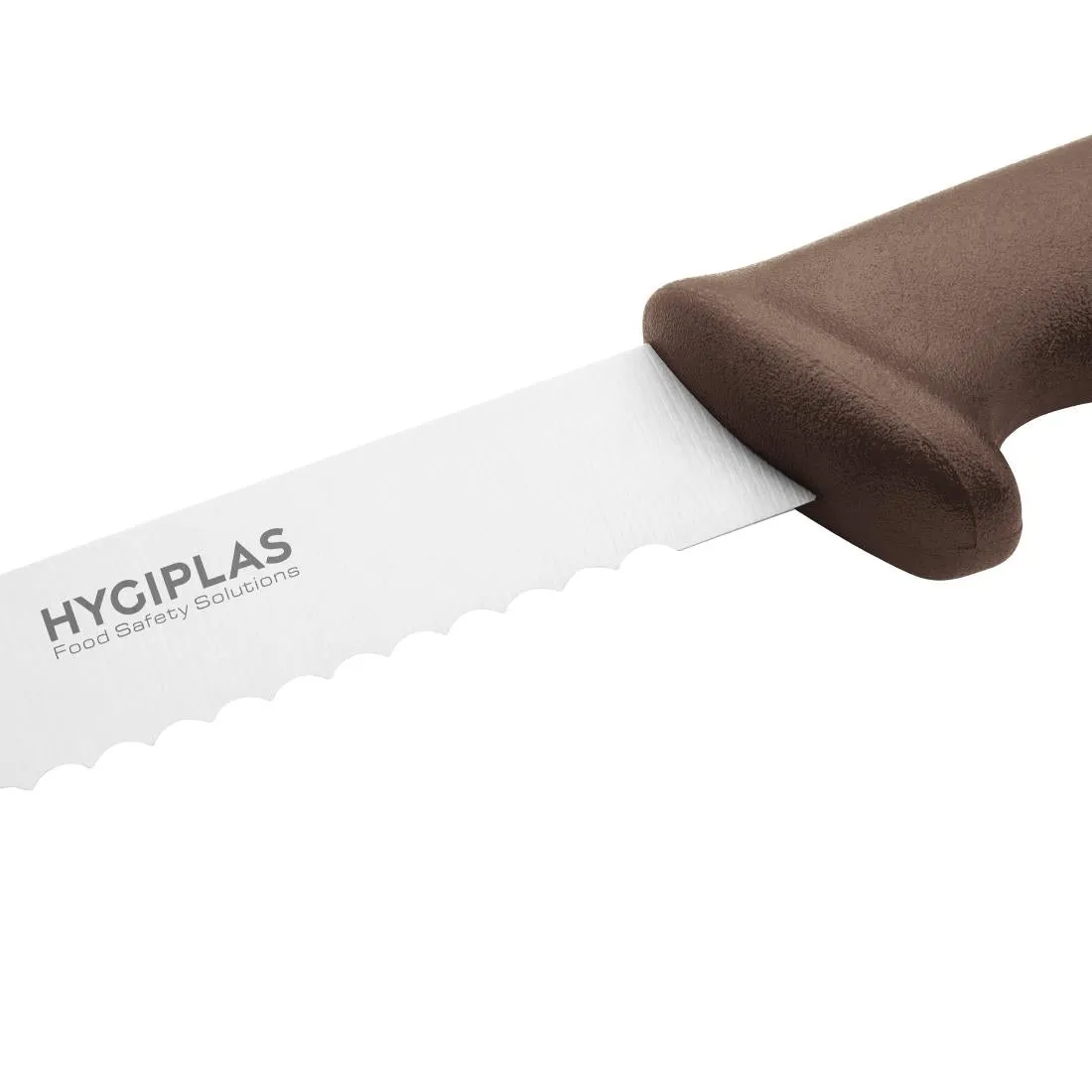 Hygiplas Slicer Serrated Brown 24.8cm