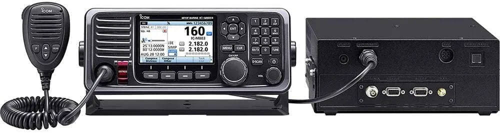 Icom M803 Marine Single Sideband Radio, Black, Medium