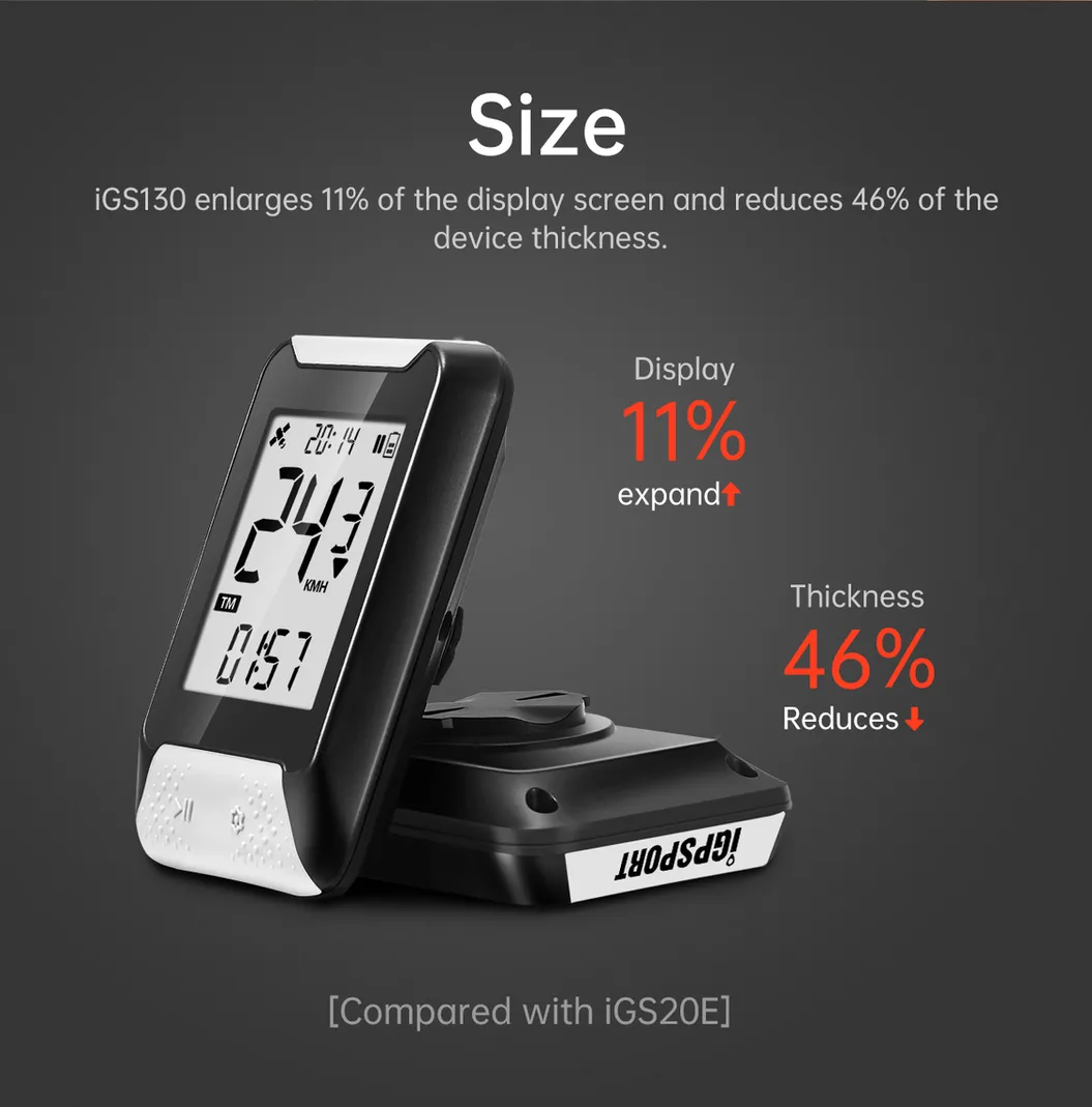 iGPSPORT IGS130S IPX7 Waterproof GPS Cycling Computer (IGS130S)
