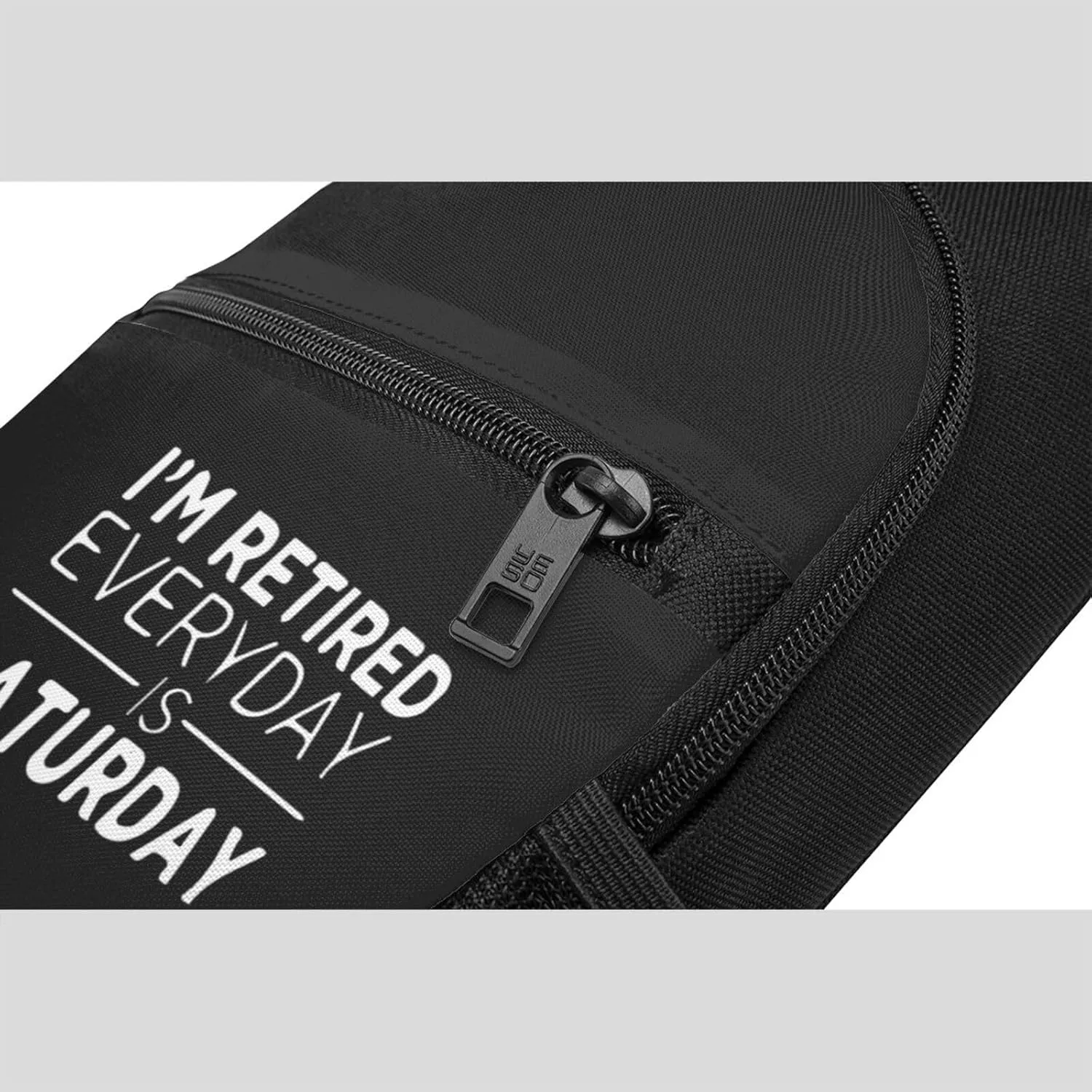 I'M Retired Every Day Is Saturday Unisex Chest Bag Lightweight Crossbody Shoulder Bag Travel Pocket