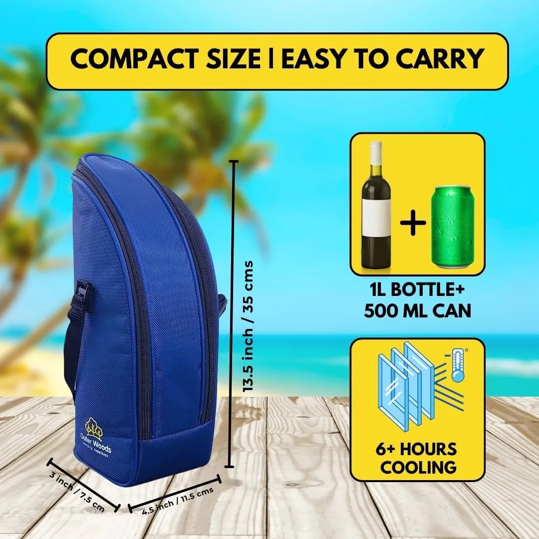 Insulated Bottle Cooler Bag All Kinds of Bottles Free 2 Units of Ice Gel Pack