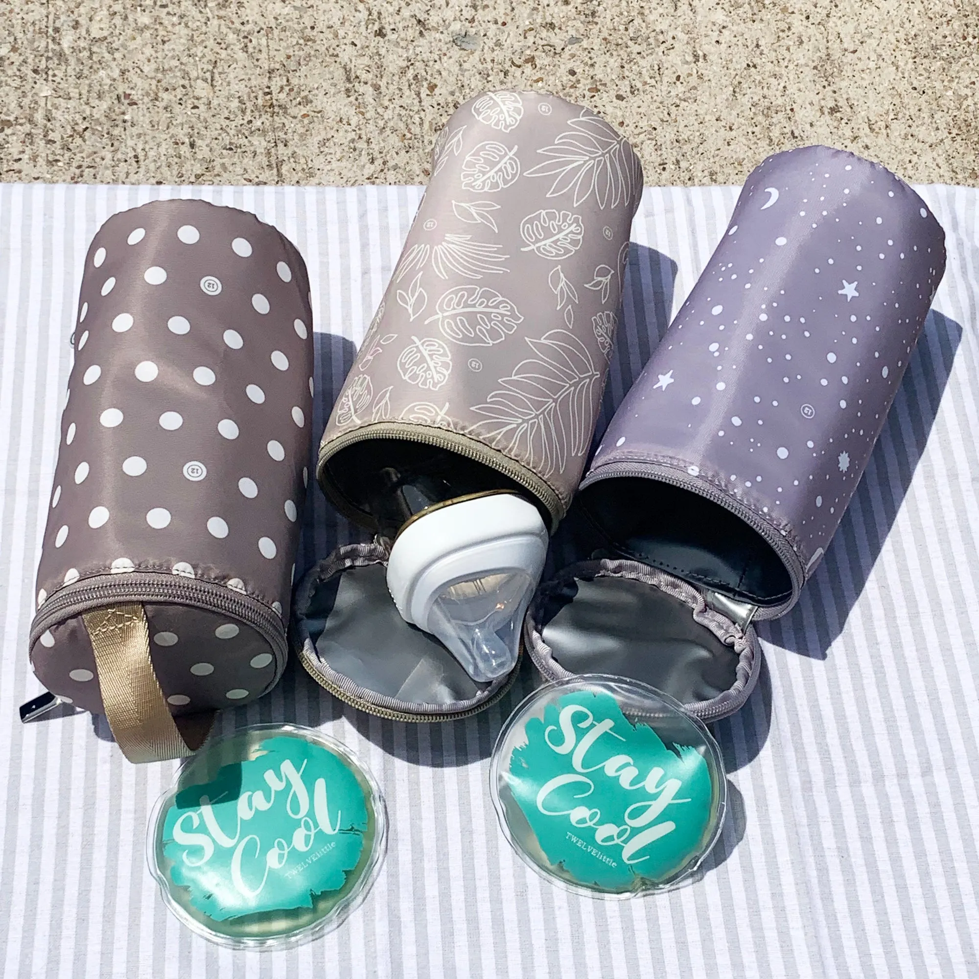 Insulated Bottle Pouch in Star Lining - GWP