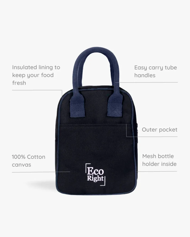 Insulated Lunch Bag - Black