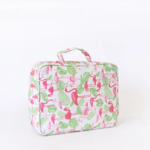Insulated Lunch Bag - Flamingoes