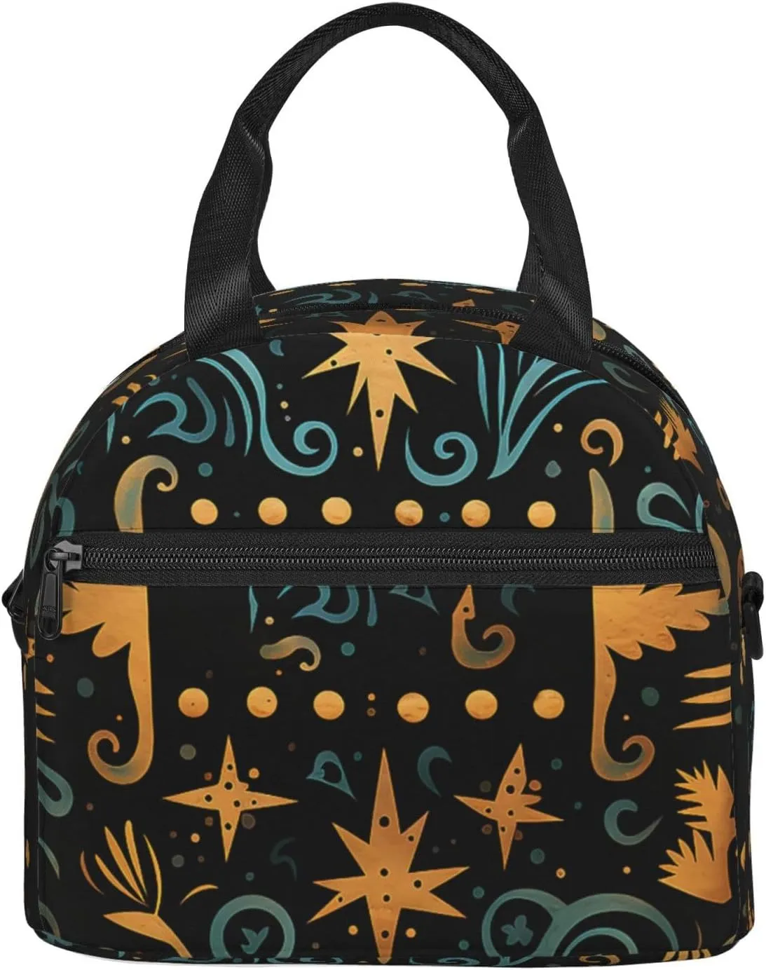 Insulated Lunch Bag Primitive Lunch Box for Women Men Reusable Leakproof Cooler Bag for Office Travel Picnic