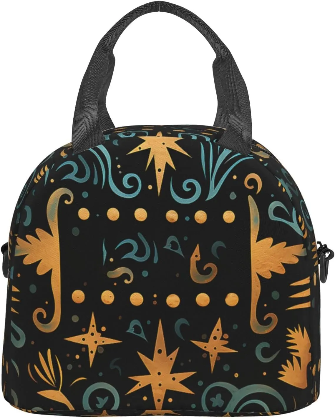 Insulated Lunch Bag Primitive Lunch Box for Women Men Reusable Leakproof Cooler Bag for Office Travel Picnic