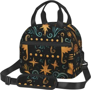 Insulated Lunch Bag Primitive Lunch Box for Women Men Reusable Leakproof Cooler Bag for Office Travel Picnic
