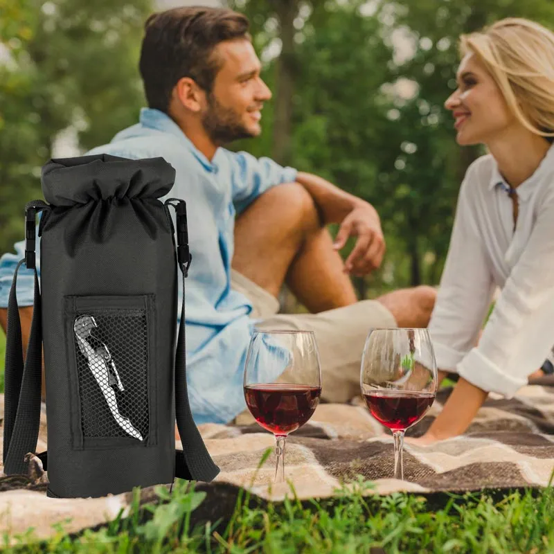 Insulated Wine Carrier - Picnic Set