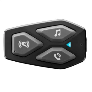 INTERPHONE UCOM3 - Motorcycle Bluetooth Communication System - 2 Riders up to 500Mt Range - Battery 10Hr - Helmets Headset Compatible TFT and GPS - DSP and Noise Control - Waterproof IP67 - Single