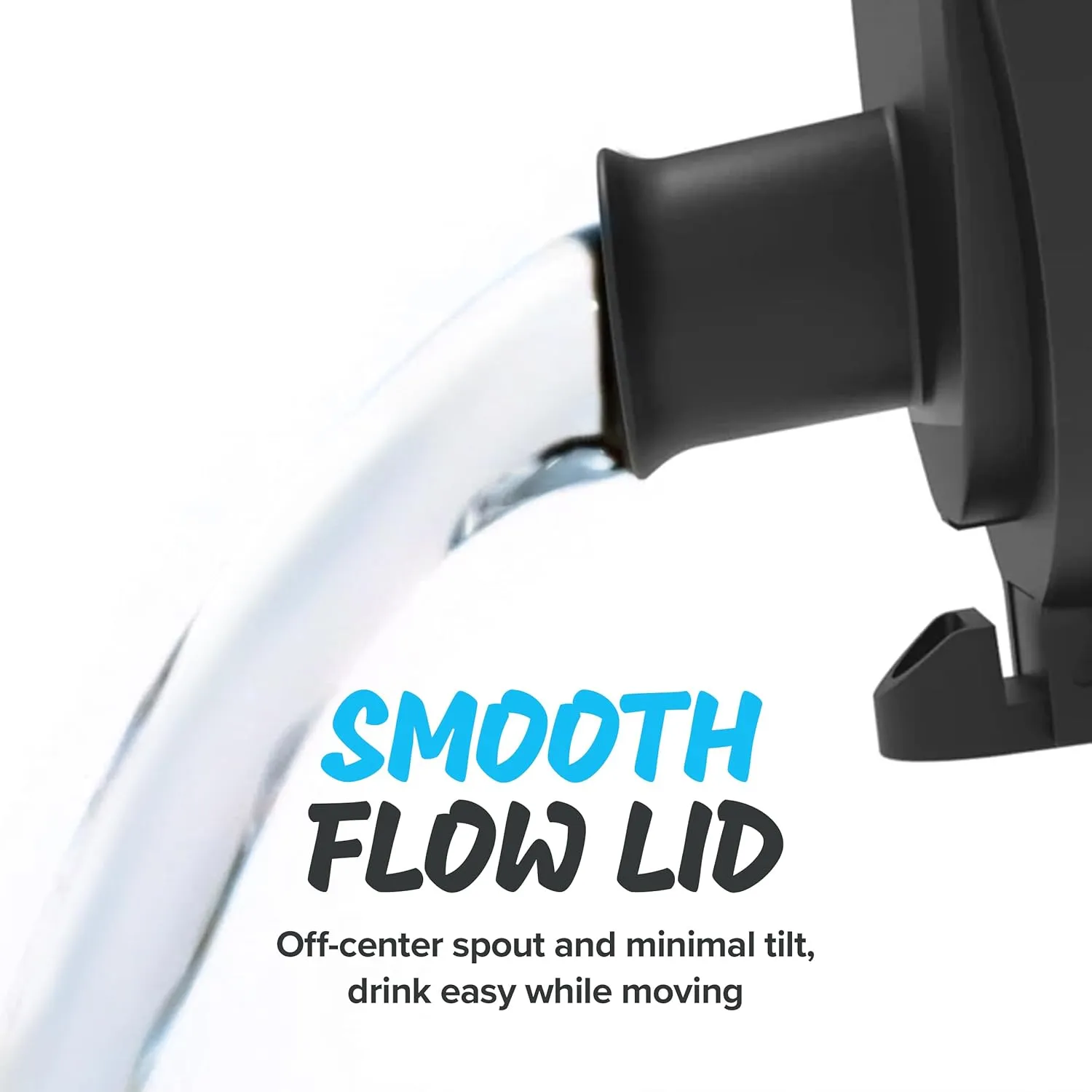 Ion8 Water Bottle, 500 ml/18 oz, Leak Proof, Easy to Open, Secure Lock, Dishwasher Safe, BPA Free, Hygienic Flip Cover, Carry Handle, Fits Cup Holders, Easy Clean, Odor Free, Carbon Neutral