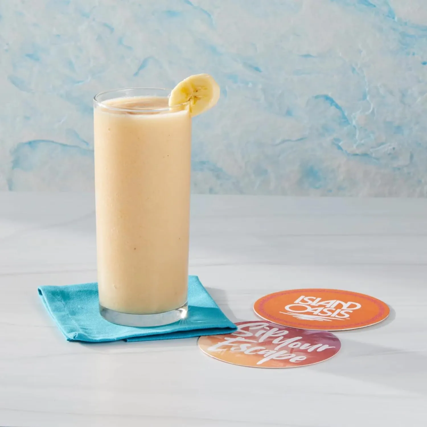 Island Oasis SB3X Premium Banana Drink Mix Bottle, 1 L