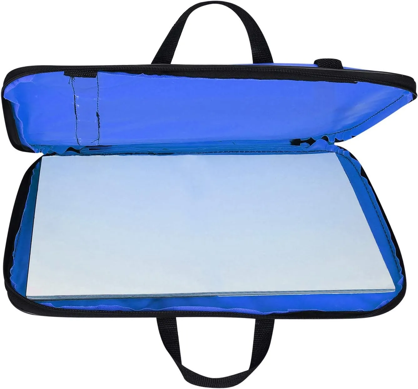 ITODA A3 Art Portfolio Carry Case Bag Drawboard Tote Handheld Storage Portable Shoulder Lightweight Box for 8k Sketch Pad Artist Drawing Painting Supplies