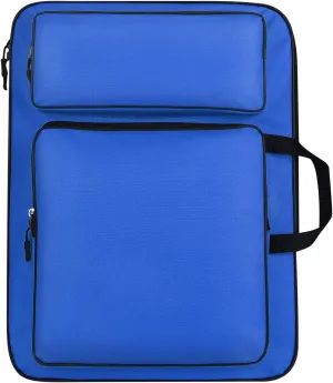 ITODA A3 Art Portfolio Carry Case Bag Drawboard Tote Handheld Storage Portable Shoulder Lightweight Box for 8k Sketch Pad Artist Drawing Painting Supplies