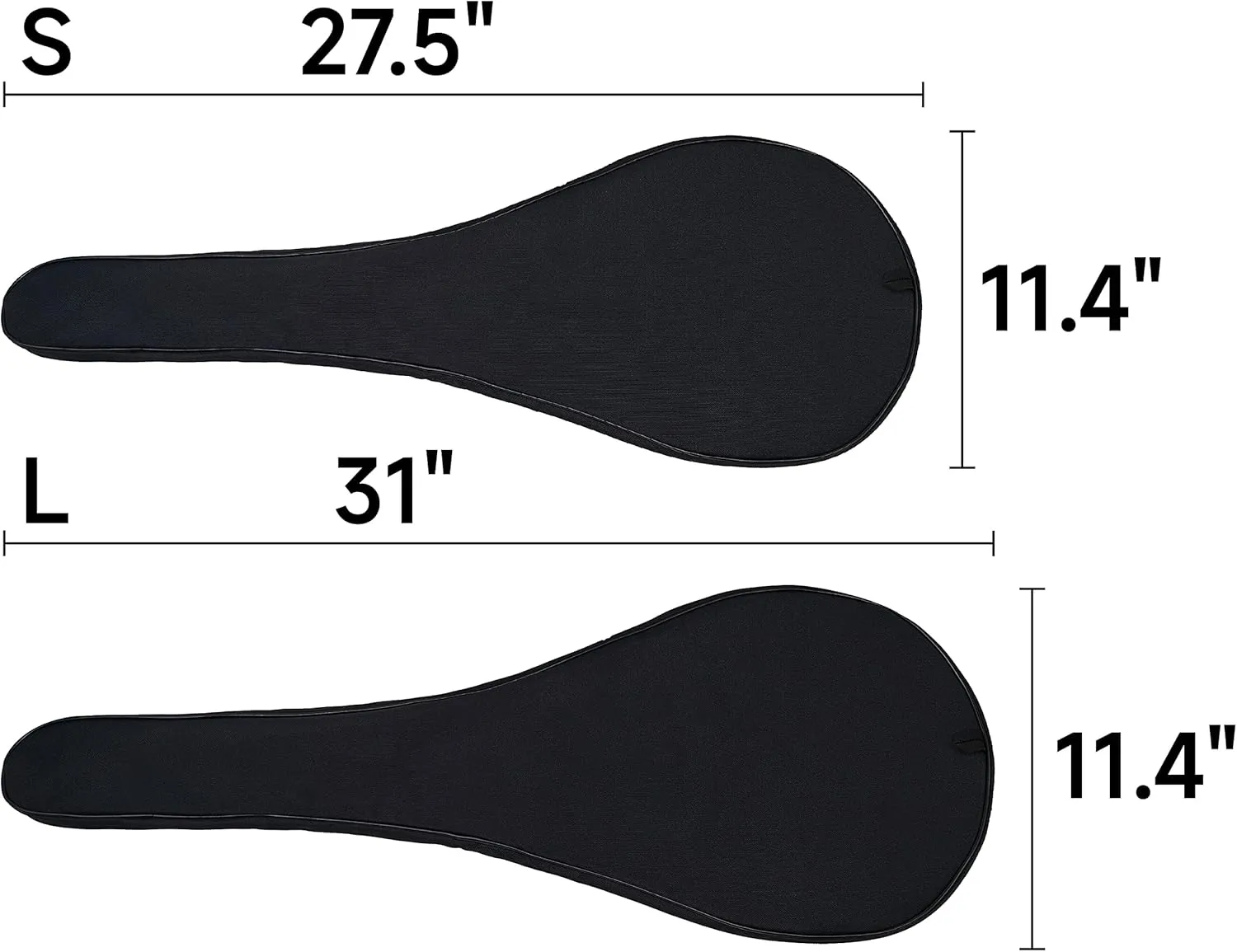 Jaegvida Tennis Racquet Covers Tennis Bag Lightweight Padded Racket Bag Adjustable Straps