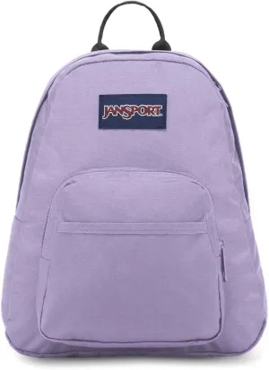 JanSport Half Pint Mini Backpack, 10.2 L - Durable Mini Bag Purse with Adjustable Shoulder Straps, Single Main Compartment, Zippered Stash Pocket, Pastel Lilac