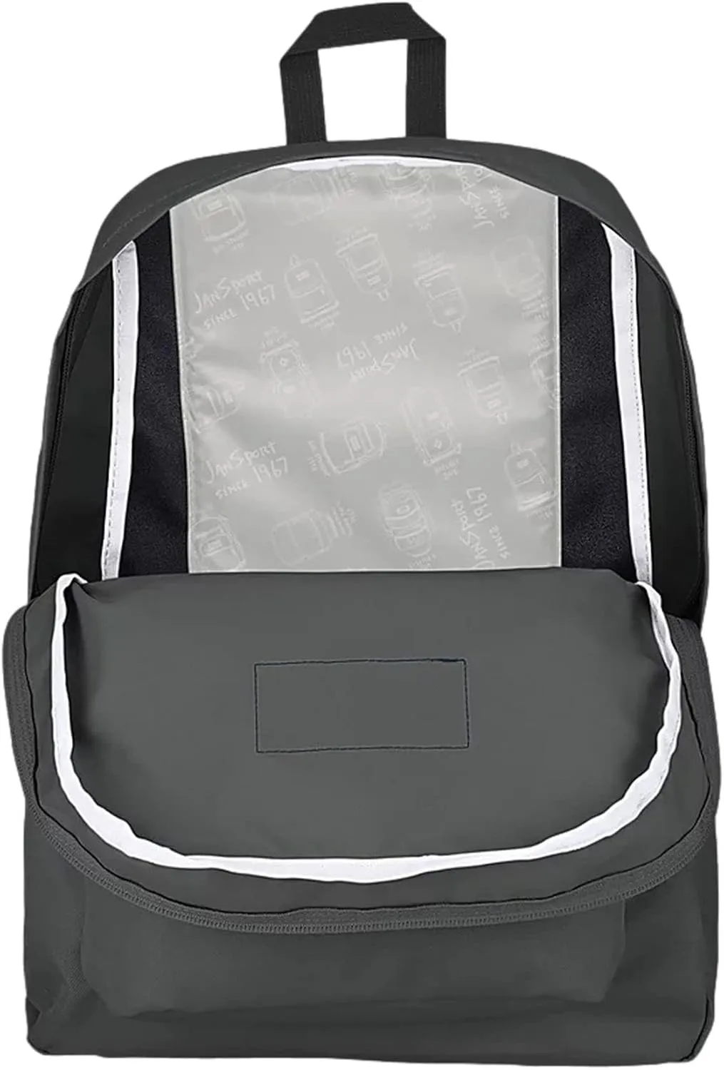 JanSport Superbreak Backpack - Durable, Lightweight Premium Backpack, Graphite Grey