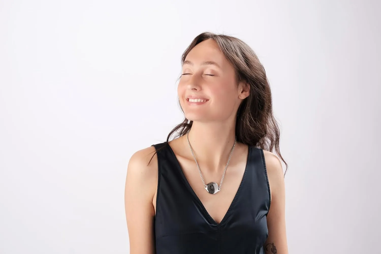 Jewelry, Shakti Smart Bluetooth Safety Necklace, Discreet Wearable Safety Device - GPS Location Tracking, Audio Recording, One Touch Activation